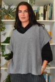 Body Stretch Cotton Ruffle Layer Shirt Black
